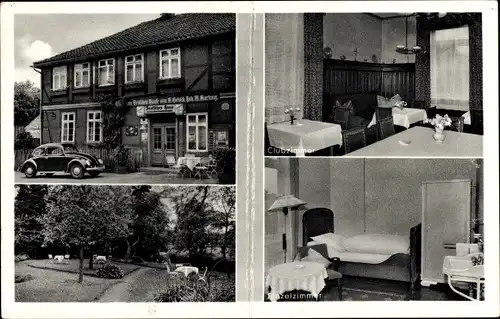 Klapp Ak Dorfmark Fallingbostel, Hotel und Gaststätte Deutsches Haus, Clubzimmer, Einzelzimmer