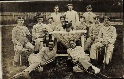 Foto Ak Verden an der Aller, Deutsche Soldaten im Lazarett