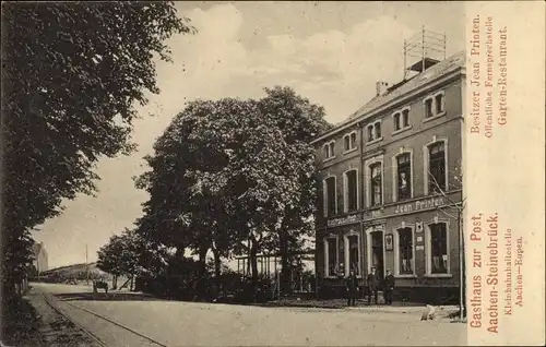 Ak Aachen, Steinebrück, Gasthaus zur Post