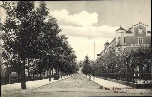Ak Bad Soden am Taunus Hessen, Lindenallee