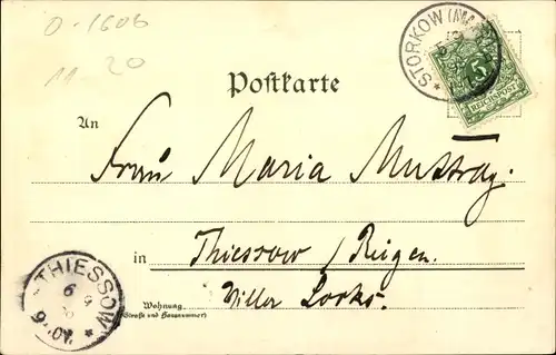 Litho Mittenwalde in der Mark, Pulverturm, Berliner Tor, Bahnhof, Kriegerdenkmal