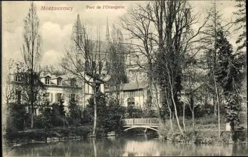 Ak Montmorency Val d'Oise, Parc de l'Orangerie