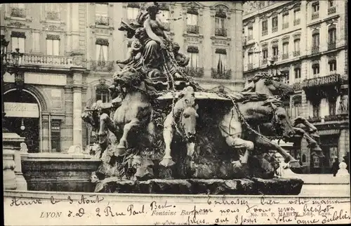 Ak Lyon Rhône, Fontaine Bartholdi