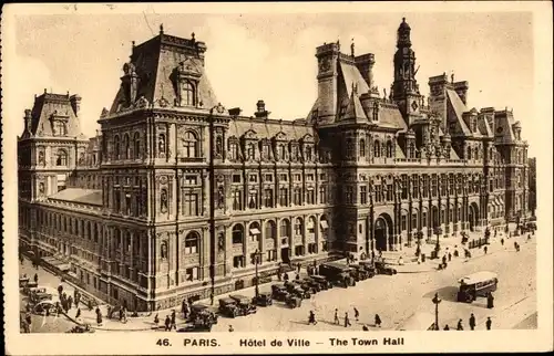 Ak Paris IV, Rathaus