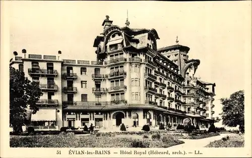 Ak Évian les Bains Haute Savoie, Hotel Royal