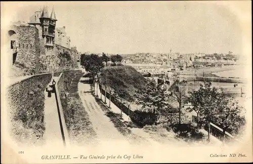 Ak Granville Manche, Ortsansicht, Cap Libou