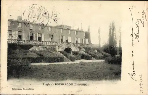 Ak Boisragon Charente, Logis de Boisragon