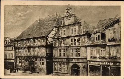 Ak Hameln, Stiftsherrenhaus, Museum, Glas Kahler