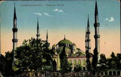 Ak Istanbul Konstantinopel Türkei, Ahmed-Moschee