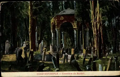Ak Istanbul Konstantinopel Türkei, Skutari-Friedhof