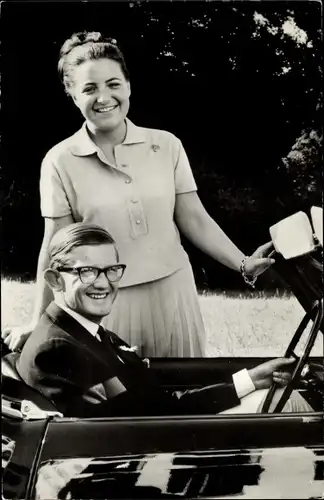 Ak Prinzessin Margriet der Niederlande mit Pieter van Vollenhoven, 1966