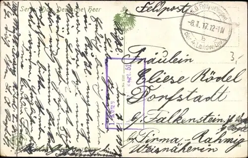 Ak Infanterie in Schützenlinie