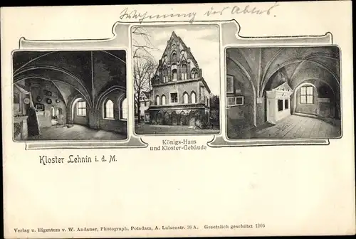 Ak Kloster Lehnin in der Mark, Königshaus, Klostergebäude