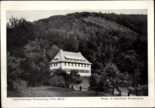 Ak Schwarzburg Thüringer Wald, Jugendherberge Hans Breuer Haus