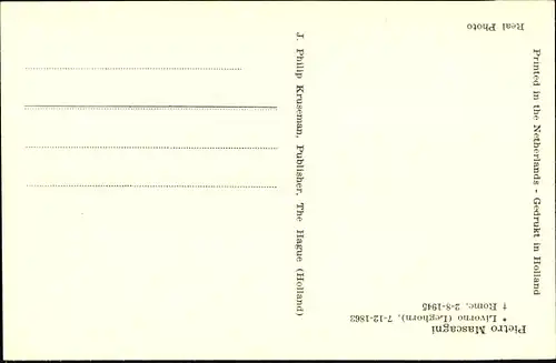 Ak Komponist Pietro Mascagni, Portrait