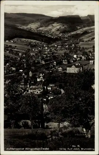 Ak Klingenthal im Vogtland Sachsen, Aschberggebiet, Panorama, Zwota