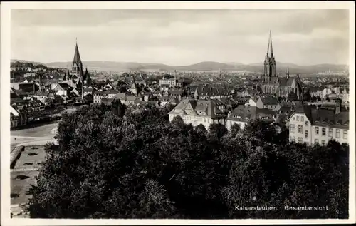 Ak Kaiserslautern in der Pfalz, Ortsansicht, Kirchen