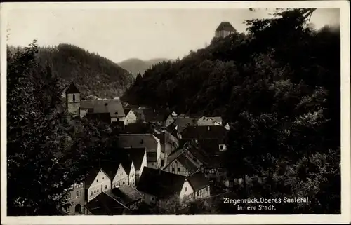 Ak Ziegenrück am Schiefergebirge Thüringen, Oberes Saaletal, Innere Stadt, Kirche