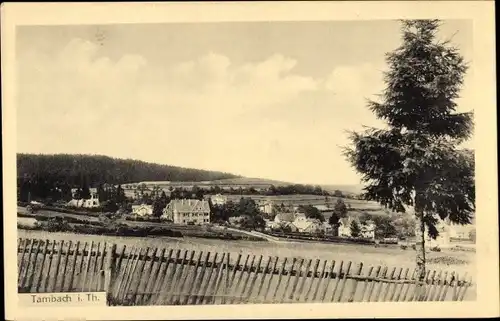 Ak Tambach Dietharz in Thüringen, Ortsansicht