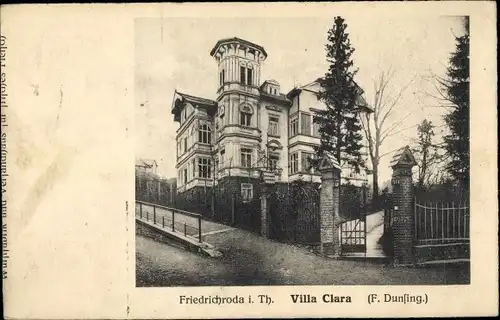 Ak Friedrichroda im Thüringer Wald, Villa Clara, F. Dunsing