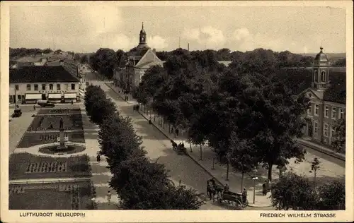 Ak Neuruppin in Brandenburg, Friedrich Wilhelm Straße