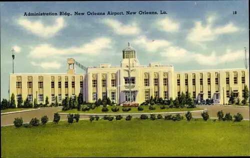AK New Orleans Louisiana USA, Flughafen New Orleans, Verwaltungsgebäude