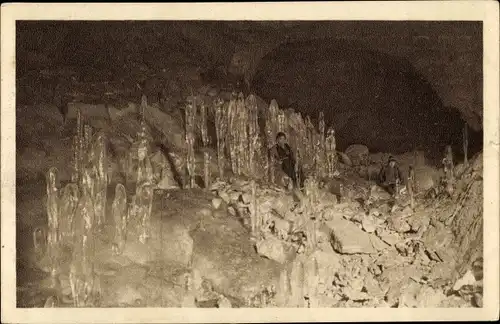 Ak Werfen in Salzburg, Eisriesenwelt im Tennengebirge