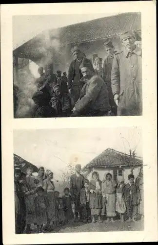 Ak Rogaca Serbien, serbischer Zigeuner, serbische Gefangene in Buberevac