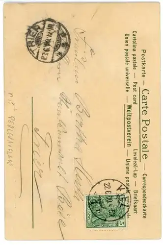 Perl Litho Elegantes Liebespaar