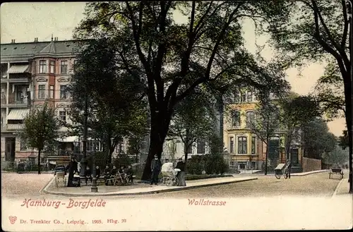 Ak Hamburg Mitte Borgfelde, Wallstraße, Trenkler Hbg. 39