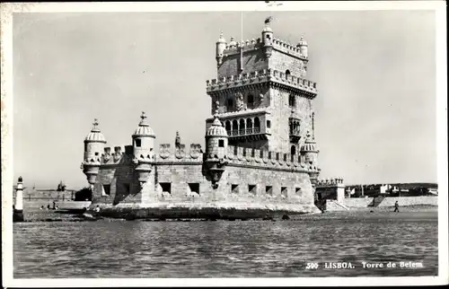 Ak Lissabon Lissabon Portugal, Torre de Belem