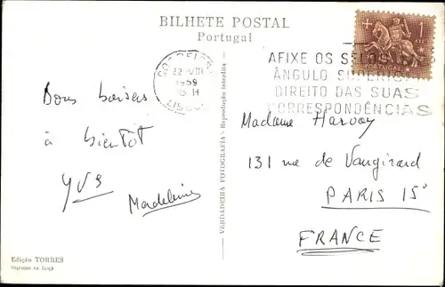 Ak Lissabon Lissabon Portugal, Torre de Belem