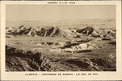 Ak Biskra Algerien, Col de Sfa