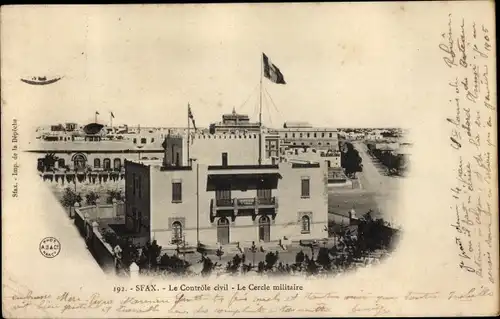 Ak Sfax Tunesien, Zivilkontrolle, Militärkreis