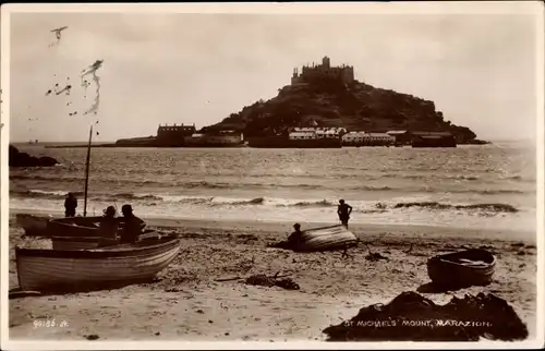 Ak Marazion Cornwall England, St. Michaels Mount