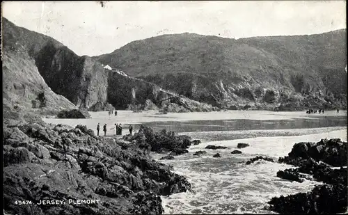 Ak Plemont Kanalinsel Jersey, Küstenpartie