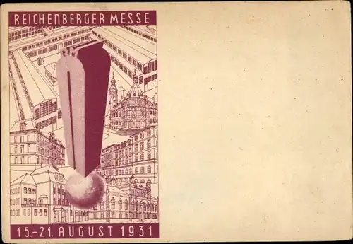 Ak Liberec Reichenberg Stadt, Reichenberger Messe 1931