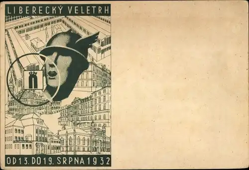 Ak Liberec Reichenberg Stadt, Reichenberger Messe 1932