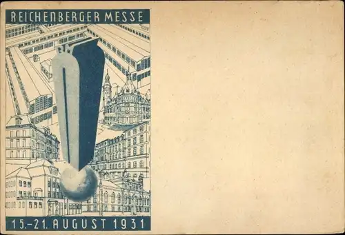 Ak Liberec Reichenberg Stadt, Reichenberger Messe 1931