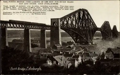 Ak Edinburgh Schottland, Forth Bridge