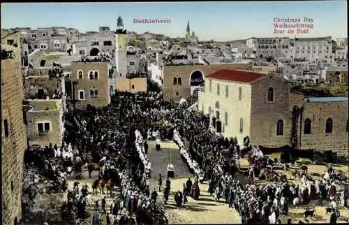Ak Bethlehem Palästina, Weihnachtstag