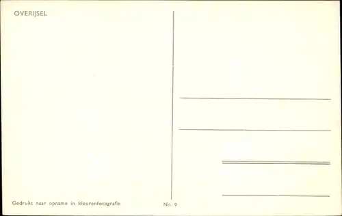 Ak Overijssel Niederlande, Volkstrachten