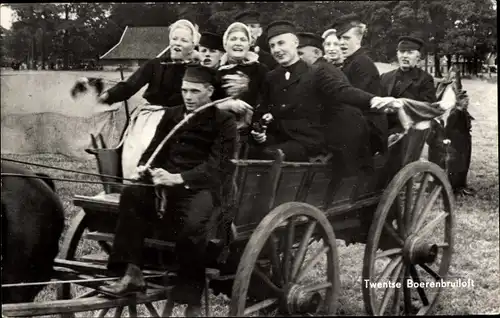 Ak Twente Overijssel Niederlande, Twentse Boerenbruiloft