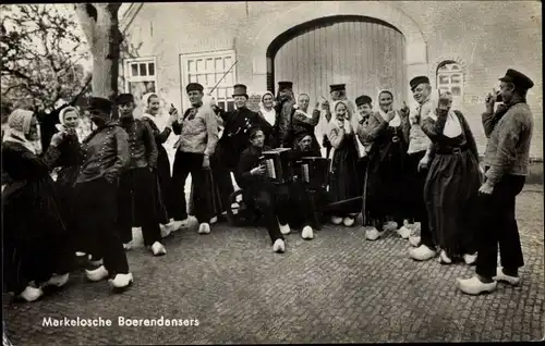 Ak Markelo Overijssel, Markelosche Boerendansers, Volkstrachten