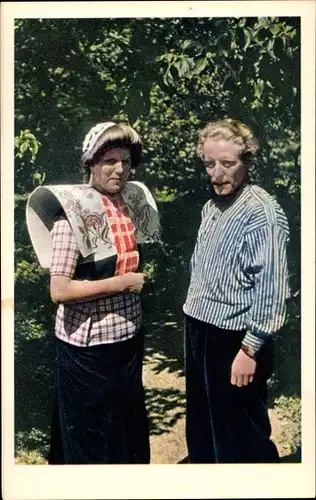 Ak Bunschoten Spakenburg Utrecht Niederlande, Volkstrachten