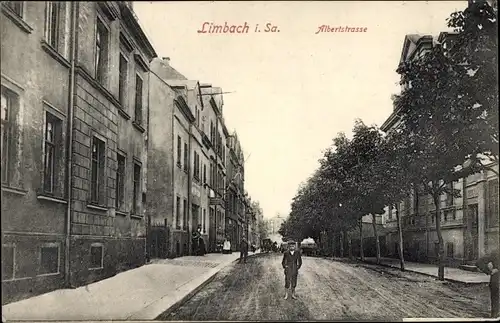 Ak Limbach in Sachsen, Albertstraße
