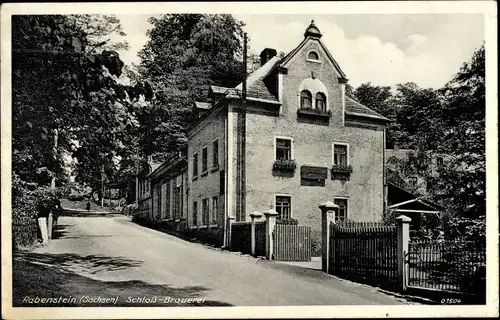 Ak Rabenstein Chemnitz in Sachsen, Schloss-Brauerei