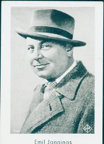 Sammelbild Josetti Filmbilder, Bild Nr. 24, Schauspieler Emil Jannings