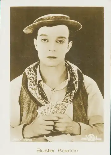 Sammelbild Hänsom Filmbilder Bild Nr. 69, Schauspieler Buster Keaton