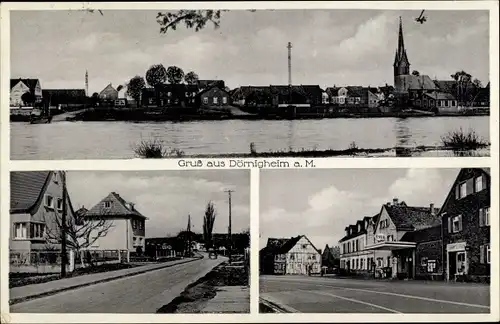 Ak Dörnigheim am Main, Zigarrenhaus Ernst Schäfer, Ortsansichten